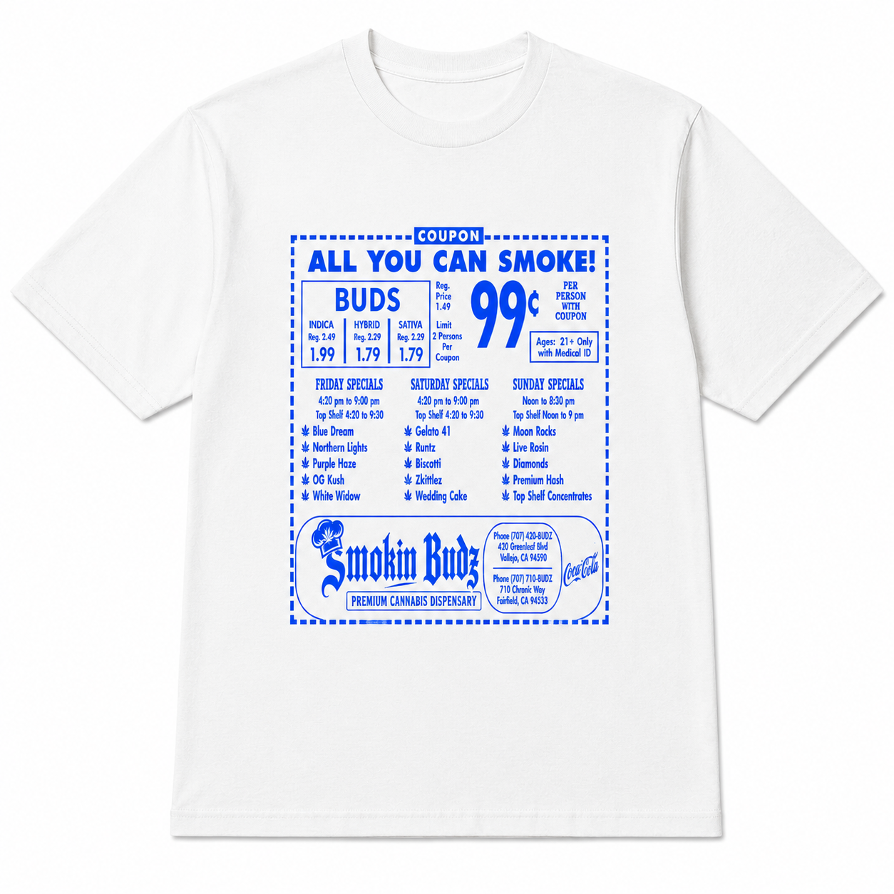 Smokin Budz Coupon Tee